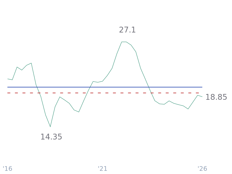 Gross Margin for TSLA